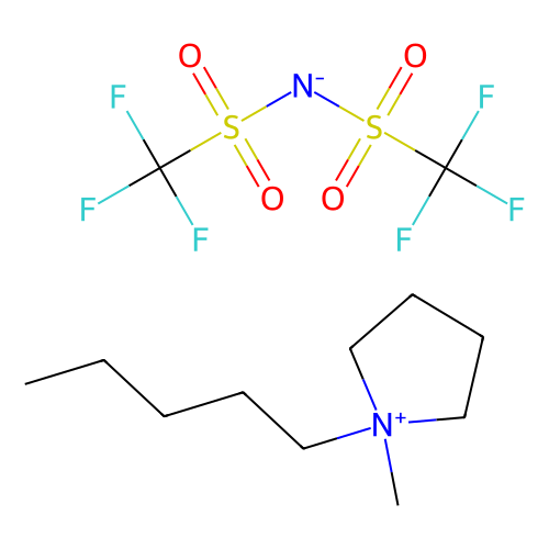 <em>1</em>-甲基-<em>1</em>-戊基<em>吡咯</em>烷鎓双(三氟甲<em>磺</em><em>酰</em><em>基</em>)亚胺，380497-17-6，98%