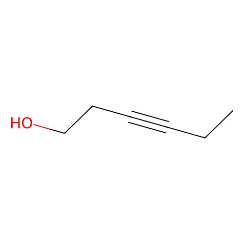 3-己炔-1-醇，1002-28-4，>97.0%(GC