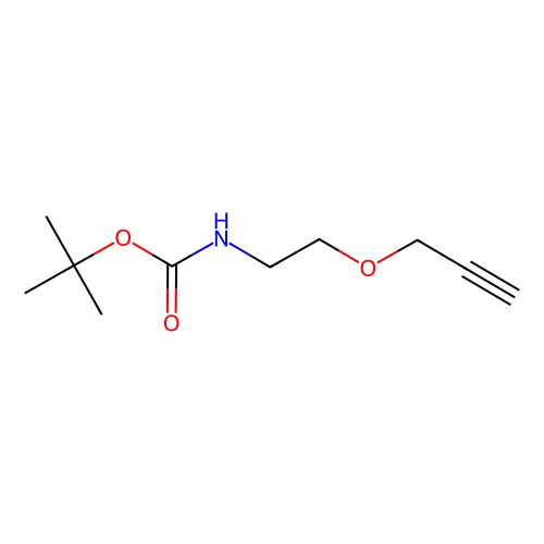 (2-(丙-2-炔-1-基氧基)乙基)氨基甲酸叔丁酯，634926-63-9，97