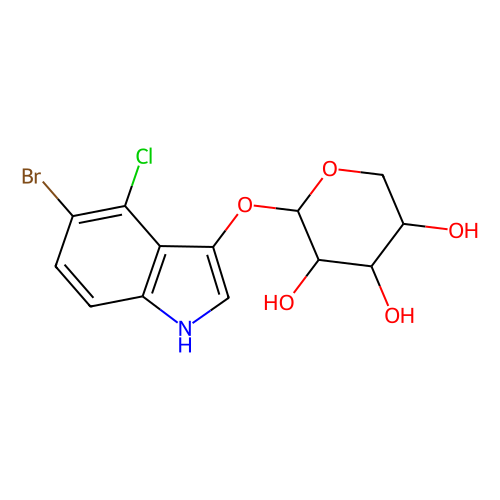 5-溴-4-氯-3-吲哚基β-<em>D</em>-<em>吡</em><em>喃</em>吡喃<em>糖苷</em>，207606-55-1，98%