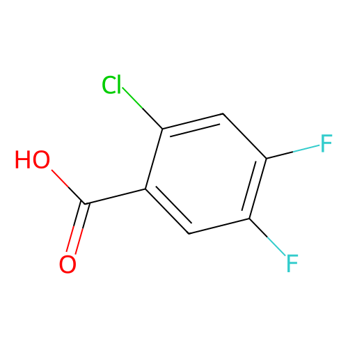 2-氯-4,5-二氟苯甲酸，<em>110877</em>-64-0，99%