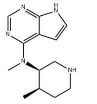 <em>N</em>-甲基-<em>N</em>-((<em>3R</em>,<em>4R</em>)-<em>4</em>-甲基哌啶-<em>3</em>-基-7H-吡咯并[2,3-d]嘧啶-<em>4</em>-胺，477600-74-1，95%