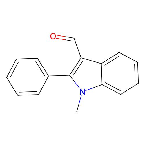 1-甲基-2-苯基吲哚-<em>3</em>-甲醛，1757-72-8，98%