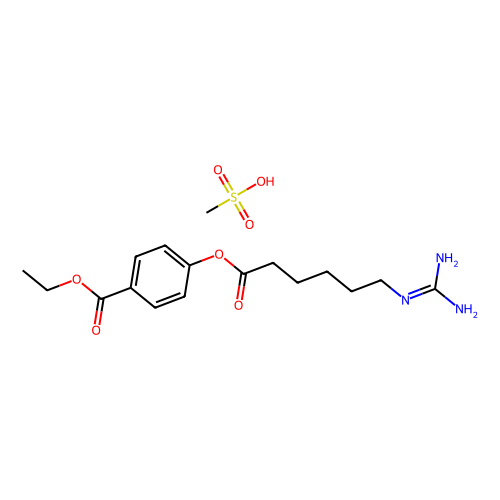 甲磺酸<em>加</em>贝酯，56974-61-9，≥99%