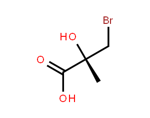 Propanoic acid,3-bromo-2-hydroxy-2-methyl-, (2S)-