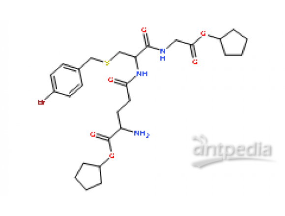 Glycine,N-[S-[(4-bromophenyl)methyl]-N-L-g-glutamyl-L-cysteinyl]-, dicyclopentyl ester (9CI)