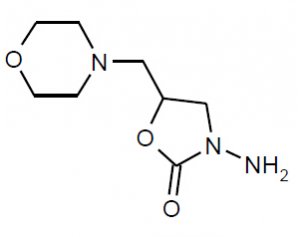 5-甲基吗啉-3-氨基-2-恶唑烷基酮；呋喃它酮代谢物；AMOZ