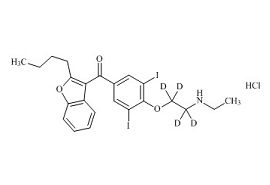 PUNYW18071429 Amiodarone EP <em>Impurity</em> B-d4 HCl (<em>N-Desethyl</em> Amiodarone-d4 HCl)