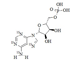 <em>PUNYW13681449</em> <em>Adenosine</em> <em>monophosphate</em> <em>15N4</em>