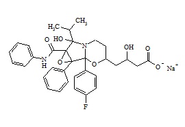 <em>PUNYW5931398</em> <em>Atorvastatin</em> <em>Cyclic</em> <em>Sodium</em> <em>Salt</em> (<em>Fluorophenyl</em>) <em>Impurity</em>