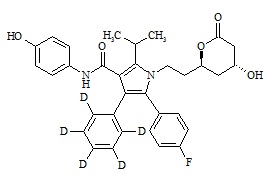PUNYW5860464 <em>para-Hydroxy</em> <em>Atorvastatin</em>-d5 <em>Lactone</em>