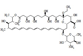 PUNYW23541250 Amphotericin <em>X2</em> (13-O-Ethyl Amphotericin B)