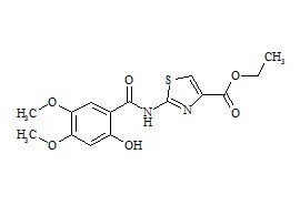 PUNYW8668474 <em>Acotiamide</em> <em>Related</em> <em>Compound</em> (Ethyl 2-[(2-hydroxy-4,5-dimethoxybenzoyl)amino]-4-Thiazolecarboxylate)