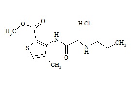 PUNYW21052287 <em>Articaine</em> <em>Impurity</em> A (Acetamidoarticaine <em>HCl</em>)