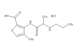 PUNYW21055159 <em>Articaine</em> <em>EP</em> <em>Impurity</em> B <em>HCl</em> (<em>Articaine</em> Acid <em>HCl</em>)