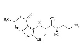 PUNYW21058359 <em>Articaine</em> EP Impurity C HCl (<em>Articaine</em> Isopropyl Ester HCl)
