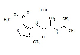 PUNYW21068248 <em>Articaine</em> Impurity E (Isopropylarticaine HCl)