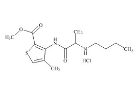 PUNYW21075413 Articaine <em>EP</em> <em>Impurity</em> G <em>HCl</em> (Butylarticaine <em>HCl</em>)