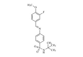 PUNYW24005436 <em>N</em>-(3-Fluoro-4-<em>methoxybenzylidene</em>)-4-(tert-butylaminosulfonyl)<em>aniline</em>