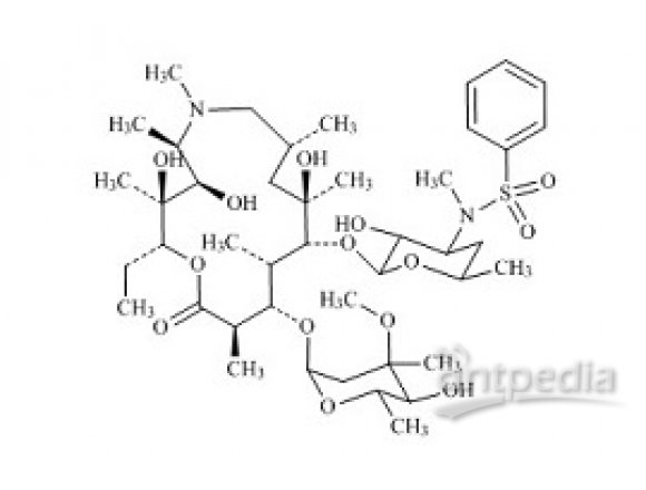 PUNYW12867377 3’-N-Demethyl-3’-N- (phenylsulfonyl) azithromycin