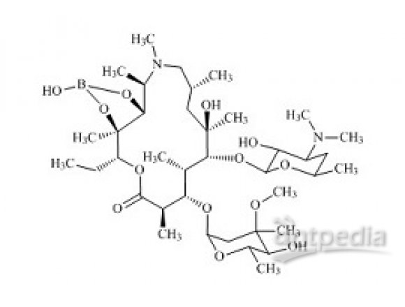 PUNYW12870391 Azithromycin Impurity 6 (Azithromycin 11,12-hydrogenborate)