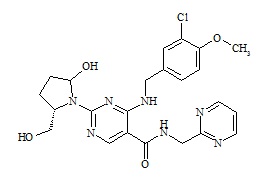 PUNYW10803116 Avanafil <em>Metabolite</em> (<em>M</em>-4) <em>II</em>