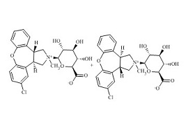 <em>PUNYW20685253</em> <em>Asenapine-N-Glucuronide</em> (<em>Mixture</em> of <em>Diastereomers</em>)