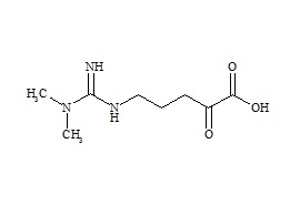 PUNYW14345346 <em>alfa-Keto-Delta</em>-(<em>NG</em>,<em>NG</em>-Dimethylguanidino)valenic Acid
