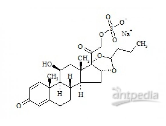 PUNYW7346378 Budesonide Sulfate Sodium (Mixture of Diastereomers)