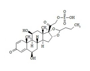 PUNYW7364547 6-Beta-Hydroxy Budesonide Sulfate