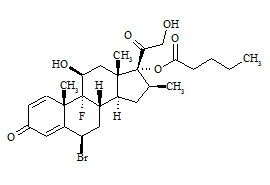 PUNYW3586412 <em>Betamethasone</em> <em>Valerate</em> Impurity G (beta-Bromo-Isomer)