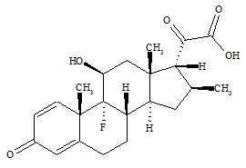 PUNYW3606354 <em>Betamethasone</em> Impurity 2 (<em>Betamethasone</em> <em>17</em>beta -H-<em>17</em>-Ketoacid)