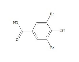 PUNYW21610427 Benzbromarone Impurity 5 (Dibromohydroxy Benzoic Acid)
