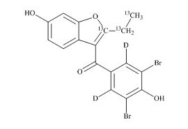 <em>PUNYW21618373</em> <em>Benzbromarone</em> <em>Impurity</em> <em>7</em>-13C3-d2 (<em>6-Hydroxy-Benzbromarone</em>-13C3-d2)