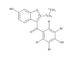 PUNYW21618373 Benzbromarone Impurity 7-13C3-d2 (6-Hydroxy-Benzbromarone-13C3-d2)