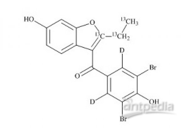 PUNYW21618373 Benzbromarone Impurity 7-13C3-d2 (6-Hydroxy-Benzbromarone-13C3-d2)