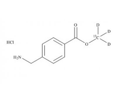 PUNYW18770290 4-(Aminomethyl)benzoic acid methyl ester-13C-d3 HCl