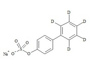 PUNYW20523568 4-Hydroxy Biphenyl-d5 Sulfate Sodium Salt