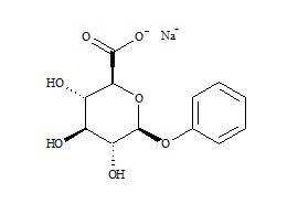 <em>PUNYW20528229</em> <em>Phenyl</em> <em>O-Glucuronide</em> <em>Sodium</em> <em>Salt</em>