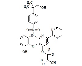 PUNYW13284258 Hydroxy Desmethyl <em>Bosentan</em>-d4