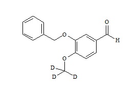 <em>PUNYW24443276</em> <em>3-Benzyloxy-4-Methoxybenzaldehyde-d3</em>