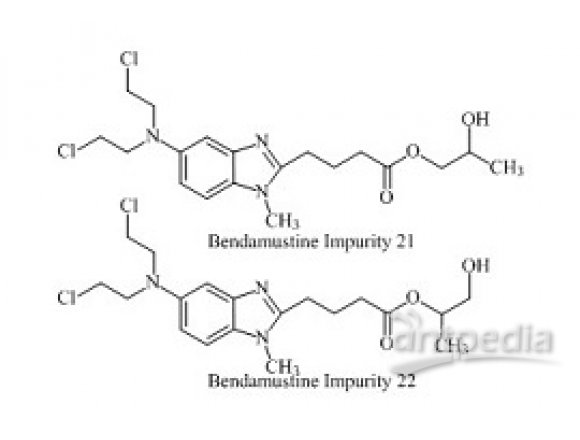 PUNYW9183221 Bendamustine Impurity 24 (Mixture of Bendamustine Impurity 21 and Bendamustine Impurity 22)