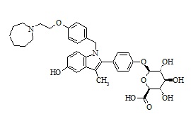 PUNYW19946216 <em>Bazedoxifene</em>-4'-Glucuronide