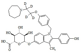 PUNYW19952393 <em>Bazedoxifene</em>-5-Glucuronide-d4