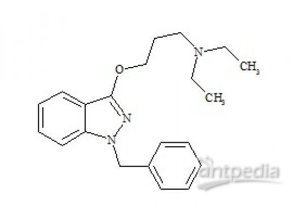 PUNYW23324242 Benzydamine Impurity 1 (1-Benzyl-3-[3-(diethylamino)propoxy]-1H-indazole)