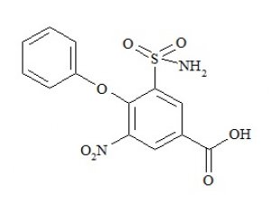 PUNYW22954590 Bumetanide impurity (3-Nitro-4-phenoxy-5-sulfamoylbenzoic Acid)