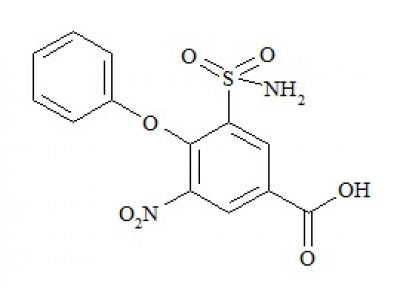 PUNYW22954590 Bumetanide impurity (3-Nitro-4-phenoxy-5-sulfamoylbenzoic Acid)