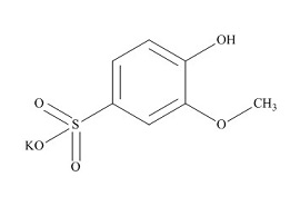 <em>PUNYW12628210</em> <em>Potassium</em> <em>4-hydroxy-3-methoxybenzene-1-Sulfonate</em>