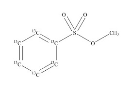 PUNYW12653599 Methyl <em>benzenesulfonate</em>-13C6