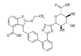 <em>PUNYW13589162</em> <em>Candesartan</em> N2-<em>glucuronide</em>
